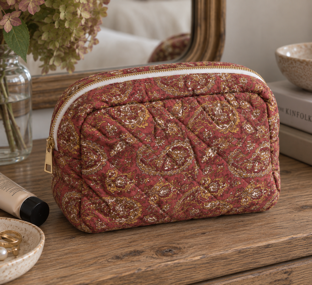 Quilted Pouch Bags | 4 Colours