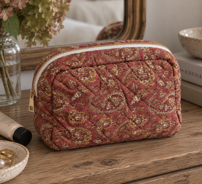 Quilted Pouch Bags | 4 Colours