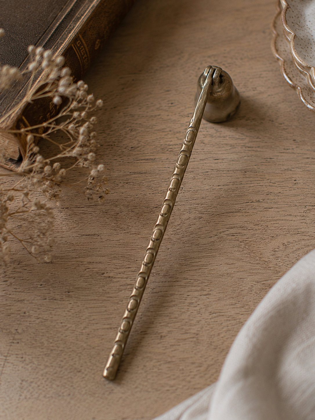 Forged Brass Candle Snuffer
