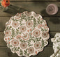 Large Spring Meadow Scalloped Edge Placemat | 100% Cotton