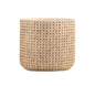 XL French Wicker Pattern Cement Planter