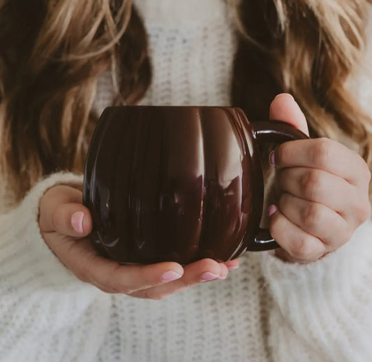 Pumpkin Mug - Chocolate Brown