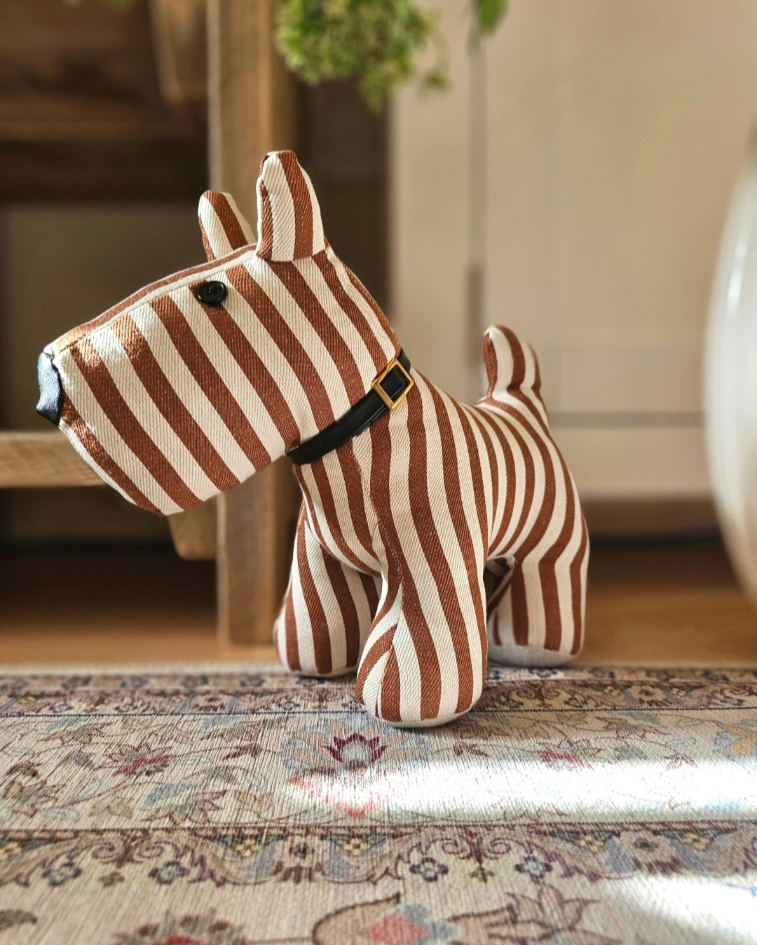 Stripey Dog Doorstop