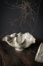 Brown Stoneware Wave Bowl