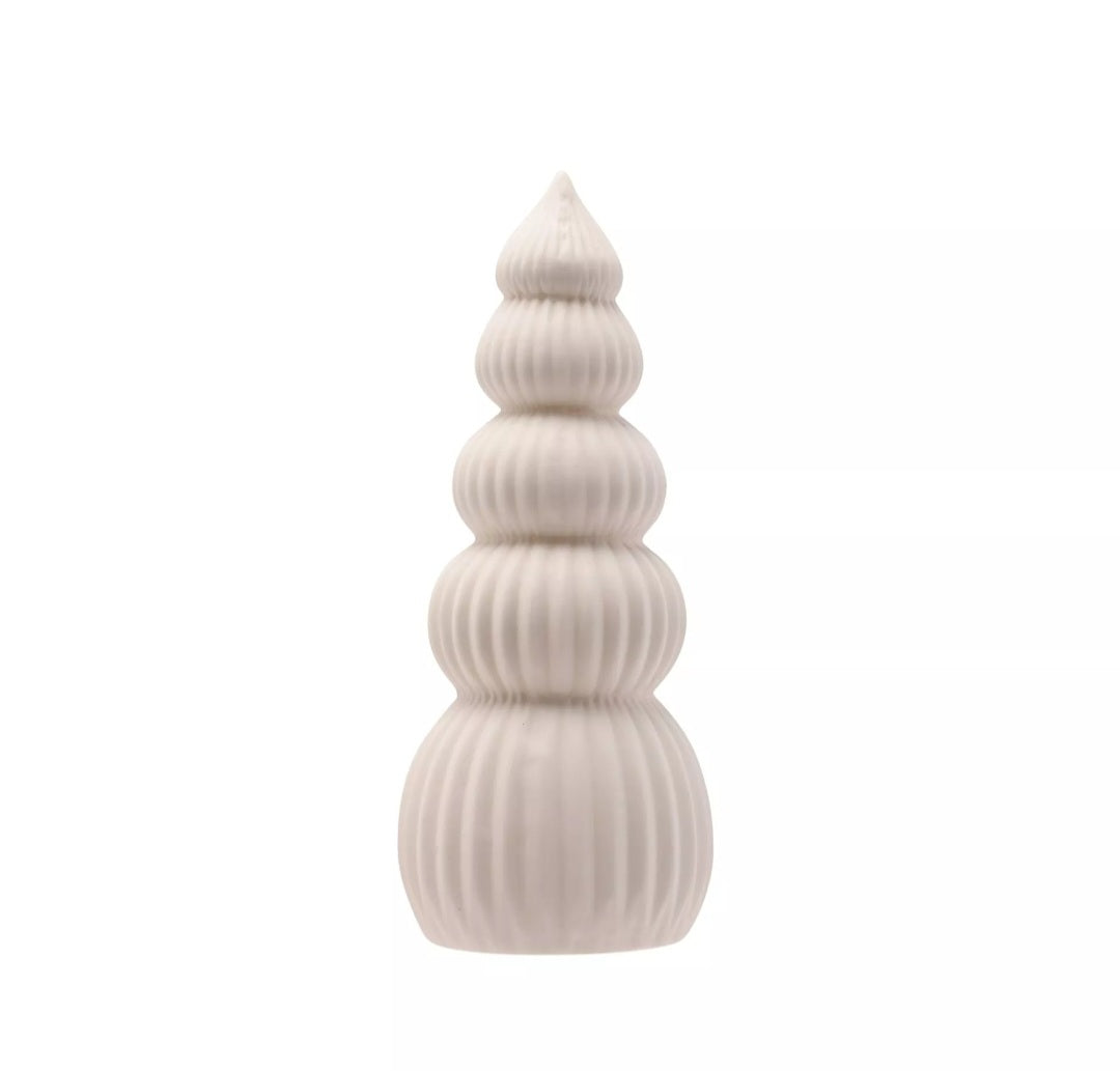 Tiered Porcelain LED Christmas Tree | 2 Sizes